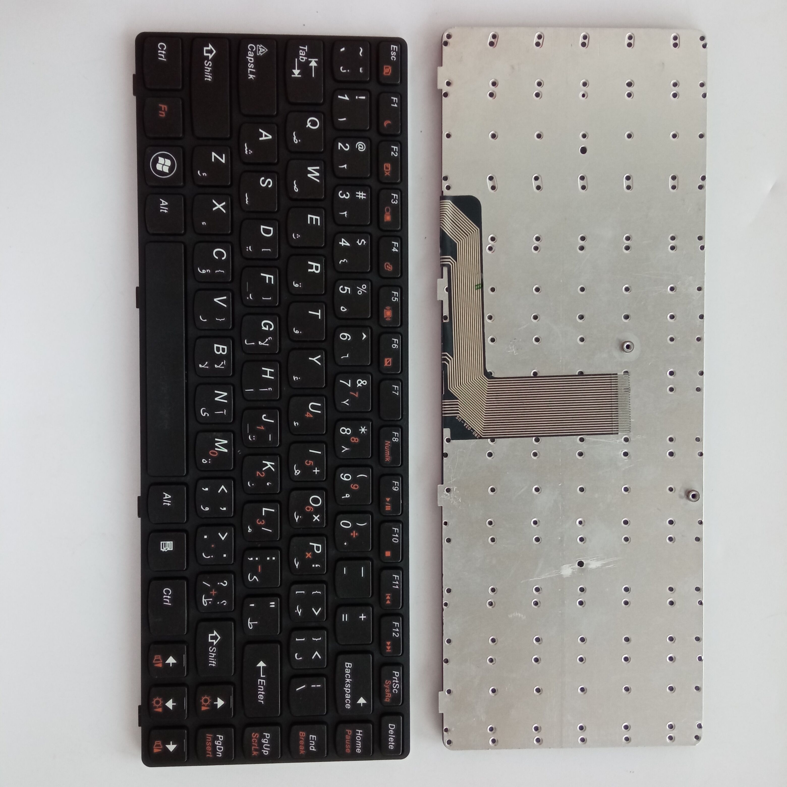 Picture of New Replacement Laptop Keyboard For LENOVO Z470 BLACK FRAME BLACK (OEM) AR Layout
